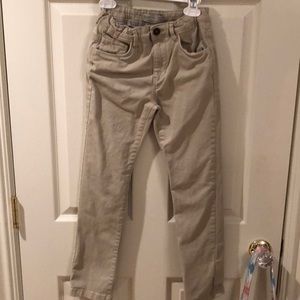 Boys ZARA tan jeans